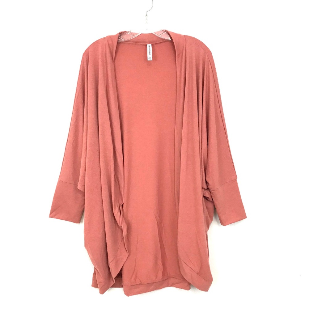 NEW Cocoon Wrap Cardigan 3/4 sleeve Knit PLUS Size - Picture 4 of 7